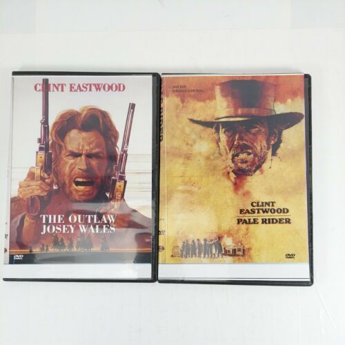 Clint Eastwood Westerns 2 DVD Lot Outlaw Josey Wales & Pale Rider ...