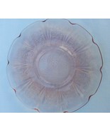 CHERRY BLOSSOM 5 1/2&quot; Pink Saucer Depression Glass Jeannette Glass Company - $7.47