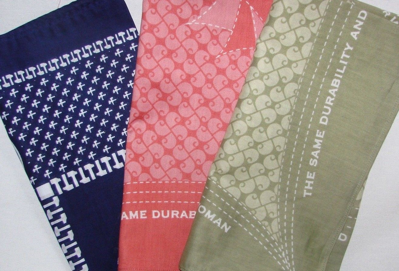 NEW Carhartt Women Men Bandana 21.5 X 21.5 Blue Green Pink Work Handkerchief