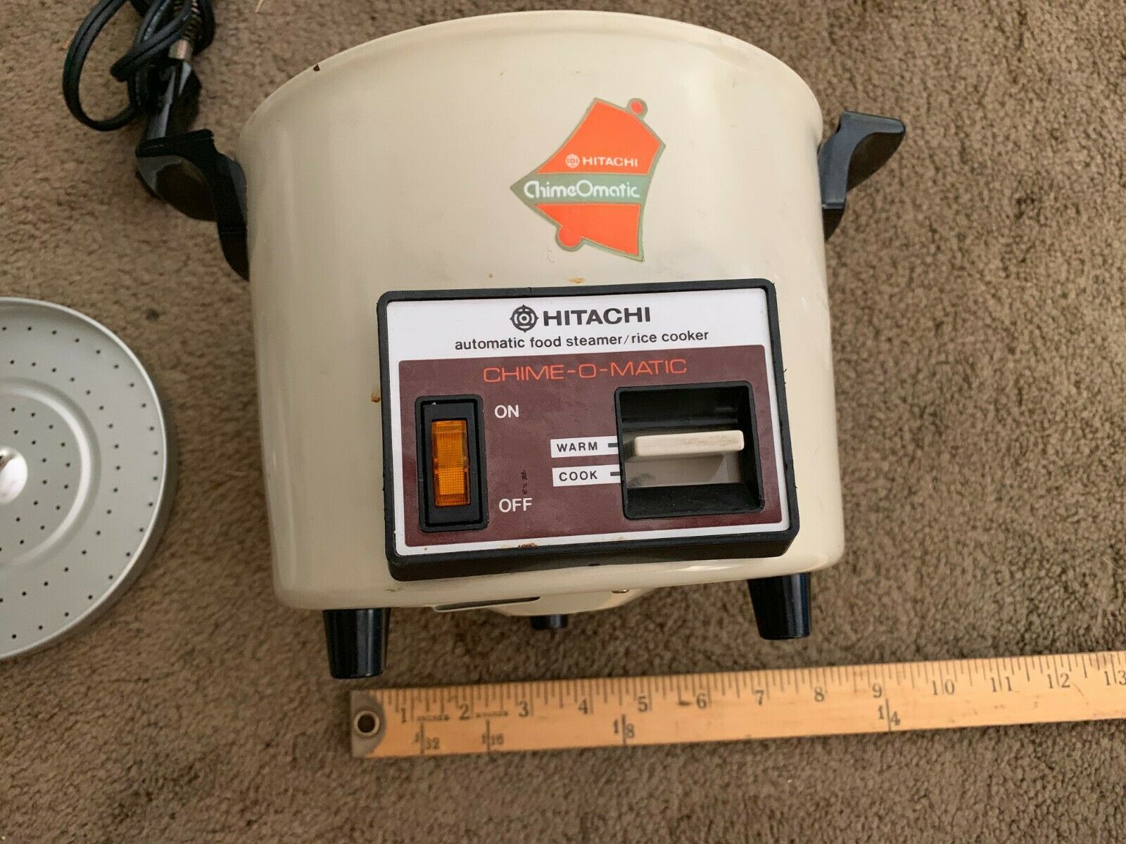 Hitachi ChimeOMatic Automatic Rice Cooker Food Steamer Small