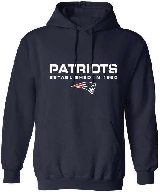 patriots established in 1960 hoodie