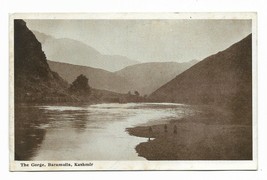 Vintage Sanbride postcard &quot;The Gorge, Baramulla Kashmir - $5.00