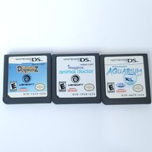 Lot of 3 Nintendo Fantasy Aquarium Animal Doctor Wild Petz Dolphin DS Vi... - $16.82
