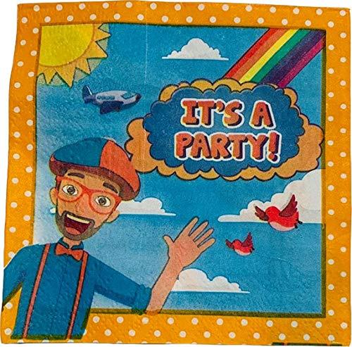 Blippi Official Blippi Themed Party Tableware 10-Pack USA Seller Authentic