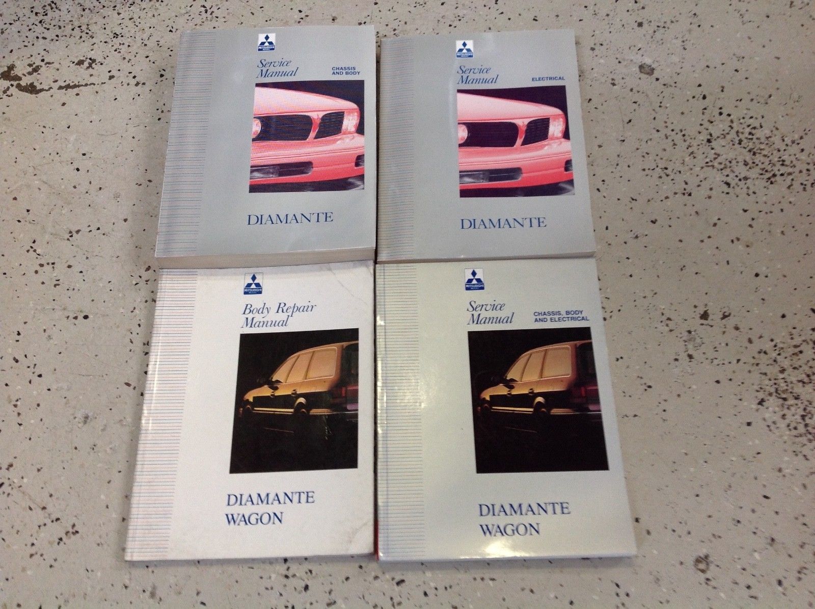 1992 1993 MITSUBISHI Diamante & Diamante Wagon Service Shop Repair Manual  Set