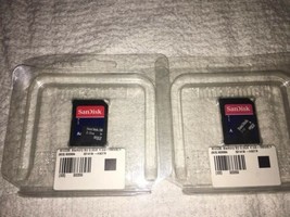 Lot Of 2 Sandisk Micro 2GB Gaming SD Card For Nintendo Memory Card - $12.86