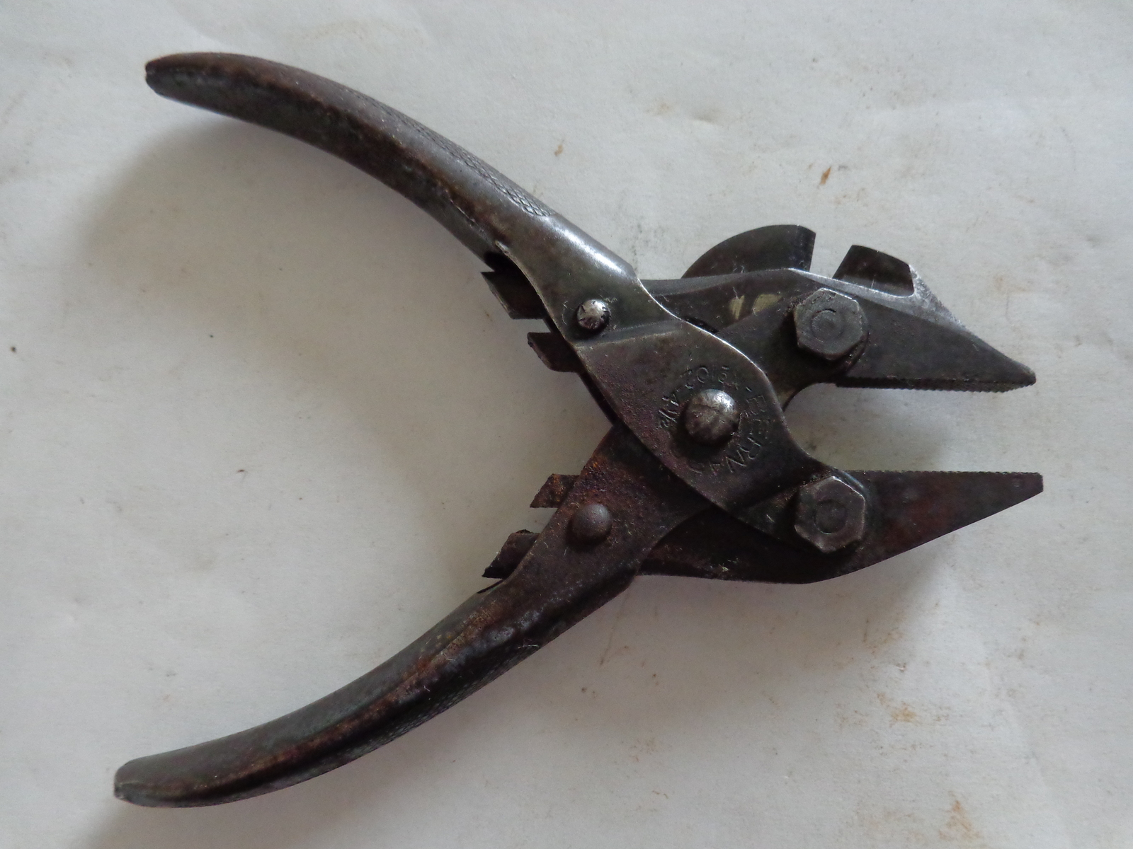 Bernard #102 4 ½ inch Parallel Jaws Pliers with Side Snipper. (#2493 ...