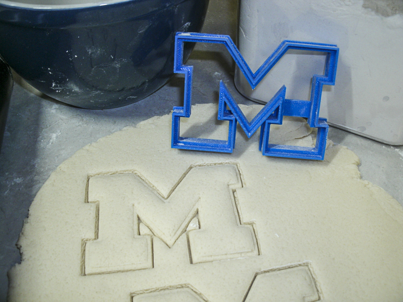 University Michigan Wolverines College Sports Cookie Cutter Made in USA