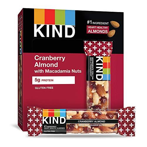Primary image for KIND Snack Bars, Cranberry Almond + Antioxidants w/ Macadamia Nuts, Gluten Free