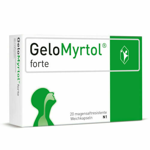 GELOMYRTOL FORTE 300mg -Acute sinusitis & Chronic Bronchitis. Natural ...