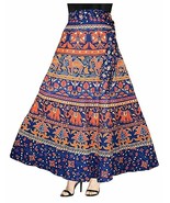 Jaipuri Printed Cotton Skirt for Women and Girls Free Size E598 - $25.19