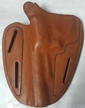 Audley F25A Brown Leather Left-Handed Holster for the 25 Automatic