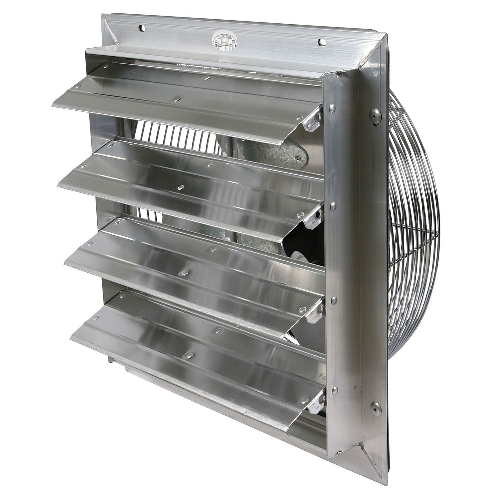 Exhaust Fan 12 16-Inch Wall Mounted Shutter Exhaust Fan - 2060CFM, Low  Noise, For Garage \u0026 Greenhouse Fan For Chicken Coop, image size:1600x1600