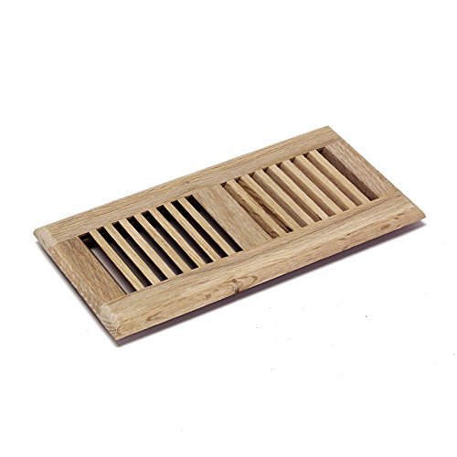 WELLAND Vents Cover 4 Inch x 14 Inch Red Oak Hardwood Vent Floor