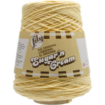 Lily Sugar&#39;n Cream Yarn - Cones-Yellow - $23.83