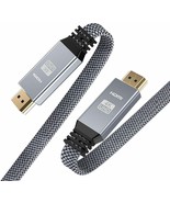 Snowkids HDMI 2.0 High Speed 18Gbps Nylon Braided Cable, 10 Feet - $8.39