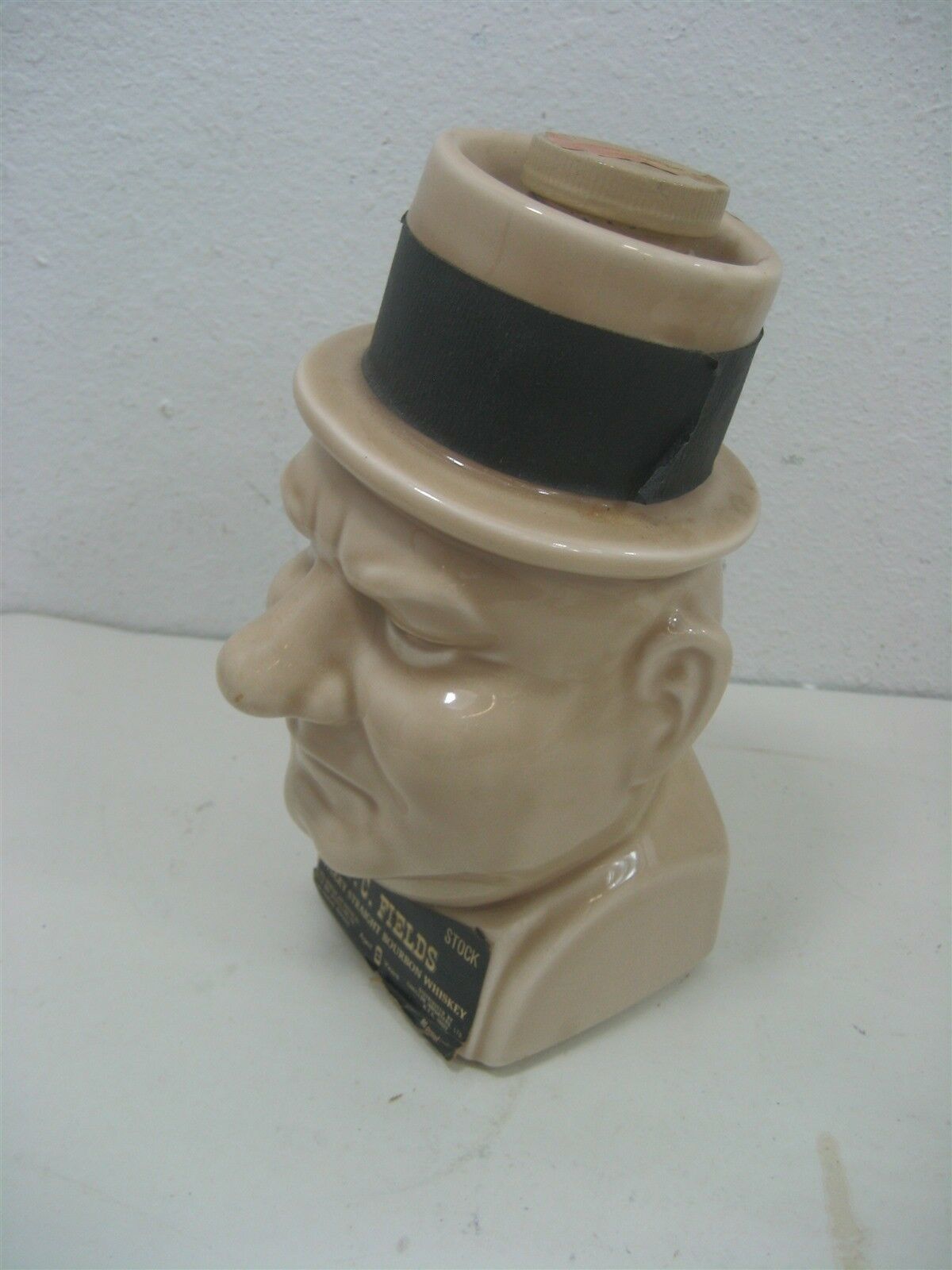 Vintage Private Stock W.C. Fields Kentucky Bourbon Whiskey Man Liquor