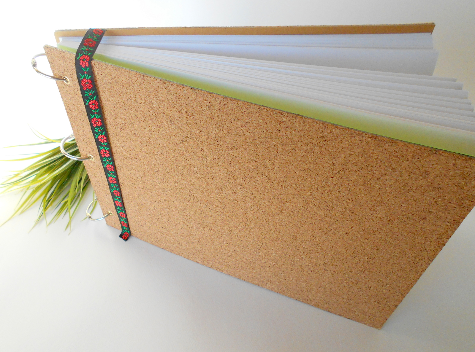 Travel journal Cork covers 200 pages A4 refillable rustic sketchbooк