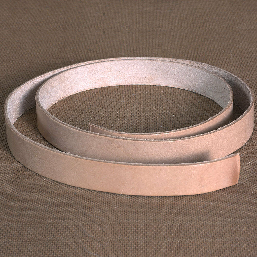 40"54" VEG TAN TOOLING COWHIDE LEATHER BELT BLANKS BELT STRIP 6/7 OZ U