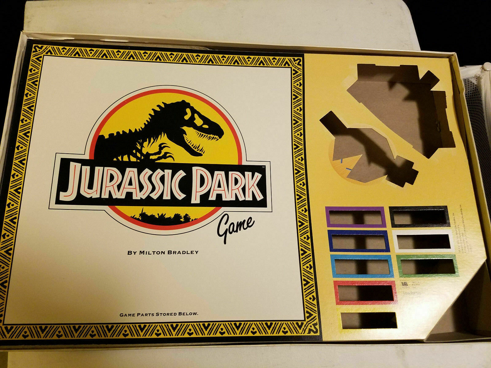 1993 Milton Bradley Jurassic Park Board Game Vintage Manufacture