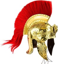 Armor Praetorian Guard Roman Helmet - One Size - Brass Armour Gold