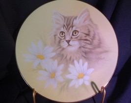 Hamilton Limited Spring Fever Petal Purrs Kitten Cat Collector Plate - $15.00