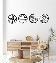 Free Brand Four Elements Alternative - Metal Wall Art Housewarming Gift Home Dec - $70.13