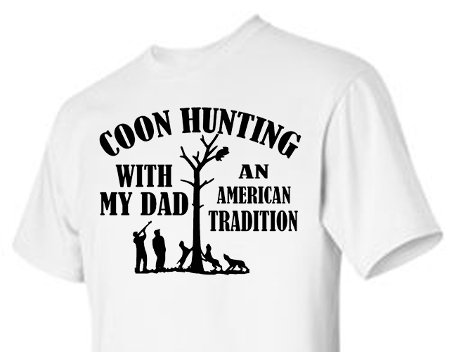 coon dog t shirts