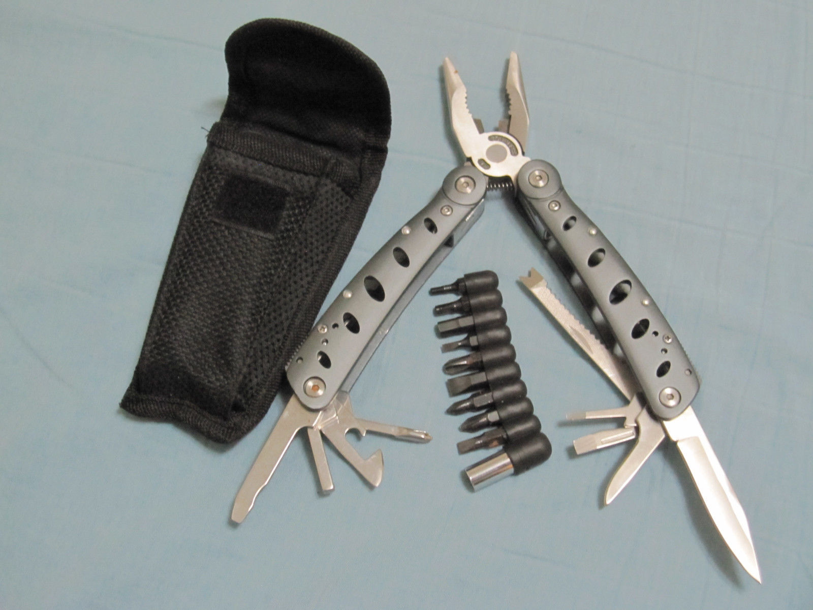 2CR Stainless Steel Pocket Folding Multi Tool With Case Pocket, Multi