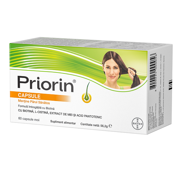 Primary image for Priorin keeps hair healthy, 60 capsules, Bayer
