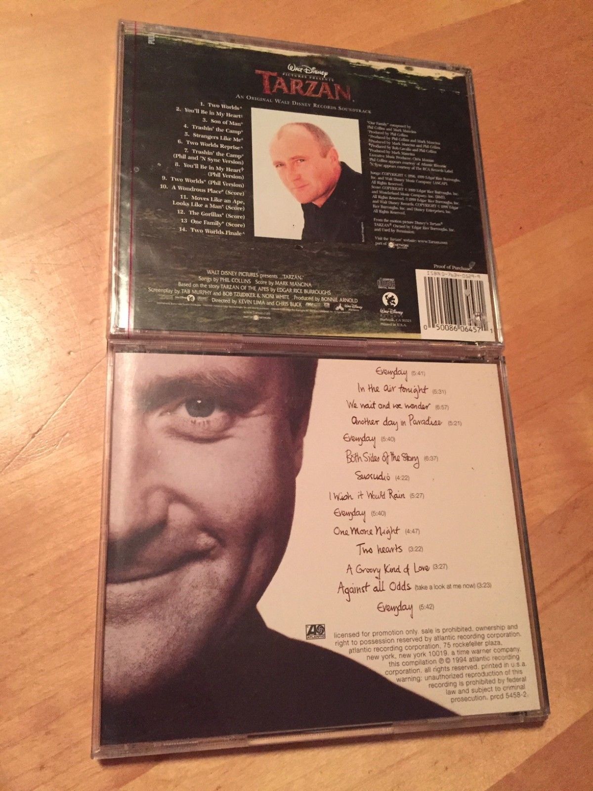 PHIL COLLINS Tarzan Soundtrack Mark Mancina CD +BONUS The Story So Far ...