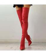 Sexy Black\Red Women&#39;s Over The Knee Boots | Sexy Red Women&#39;s Thigh-High... - $55.00