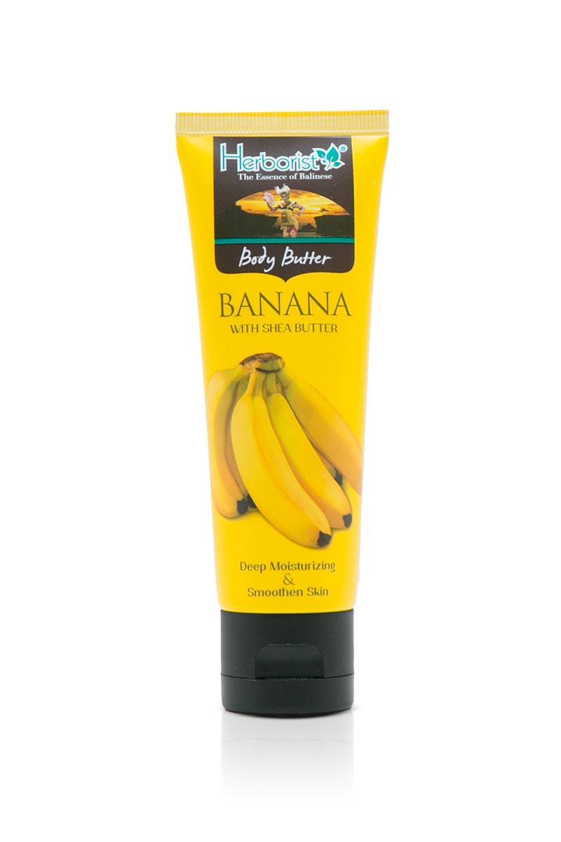 Herborist Body Butter - Banana, 80 Gram (Pack of 2)