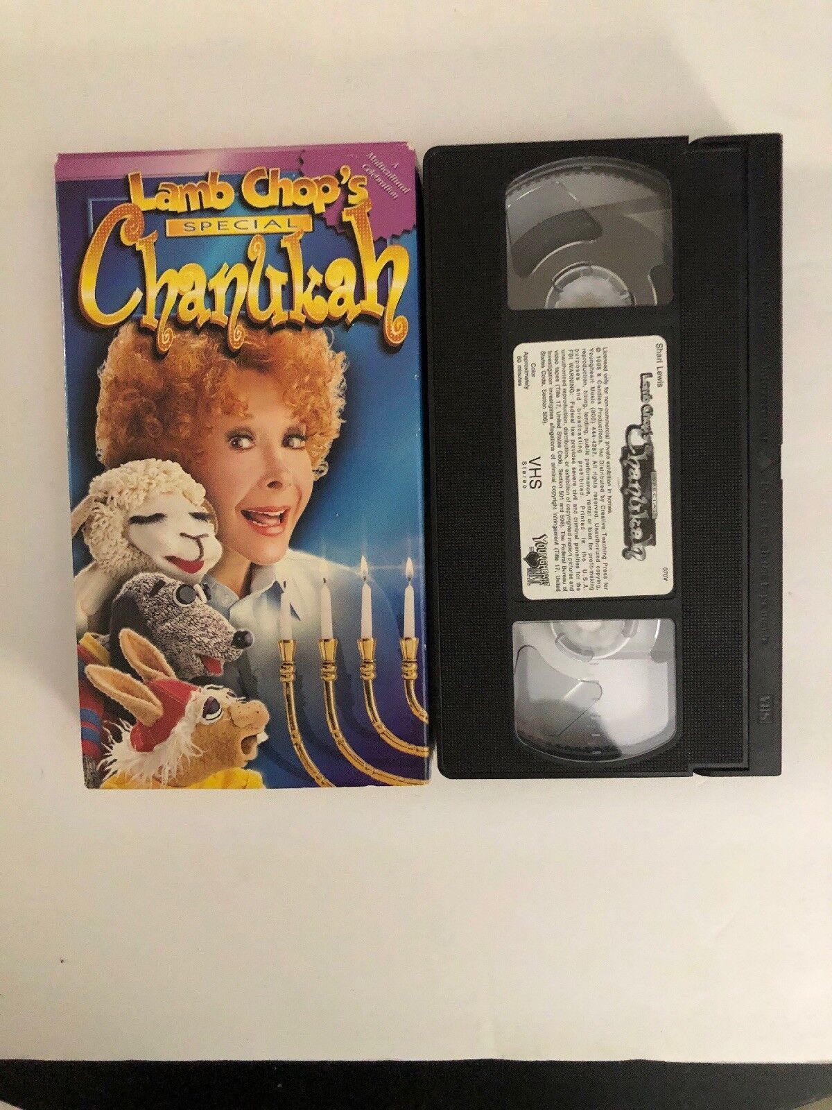 LAMB CHOP'S SPECIAL CHANUKAH(VHS 1995)TESTED-RARE VINTAGE COLLECTIBLE ...