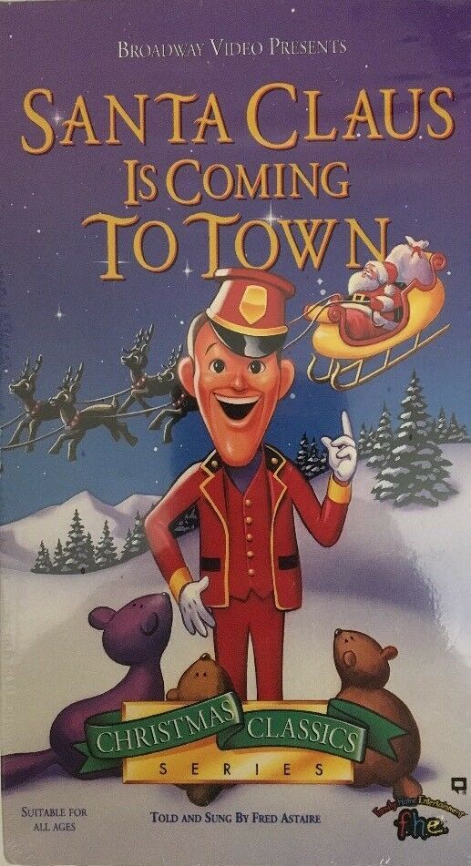 VHS SANTA CLAUS IS COMING TO TOWN *Christmas Classic Series* Fred ...