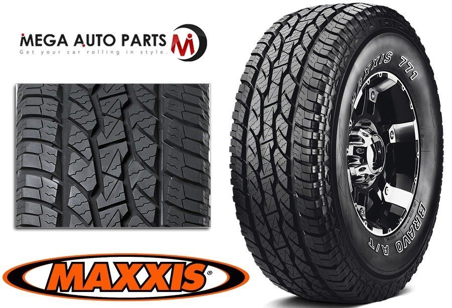 1 New Maxxis Bravo AT771 255/65R17 110H Premium All Terrain Performance Tires Tires