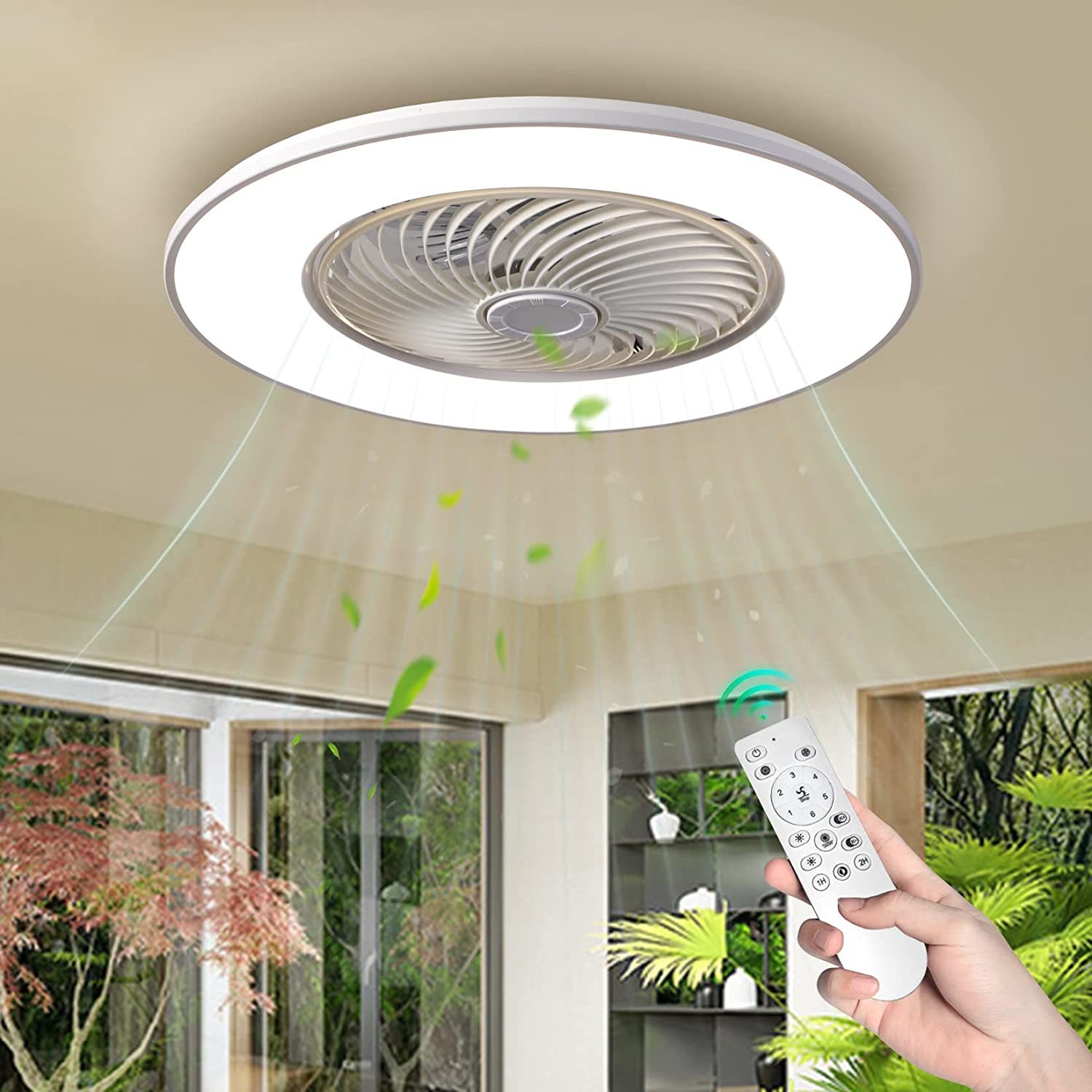kindlov-bladeless-ceiling-fan-wtih-light-modern-indoor-flush-mount