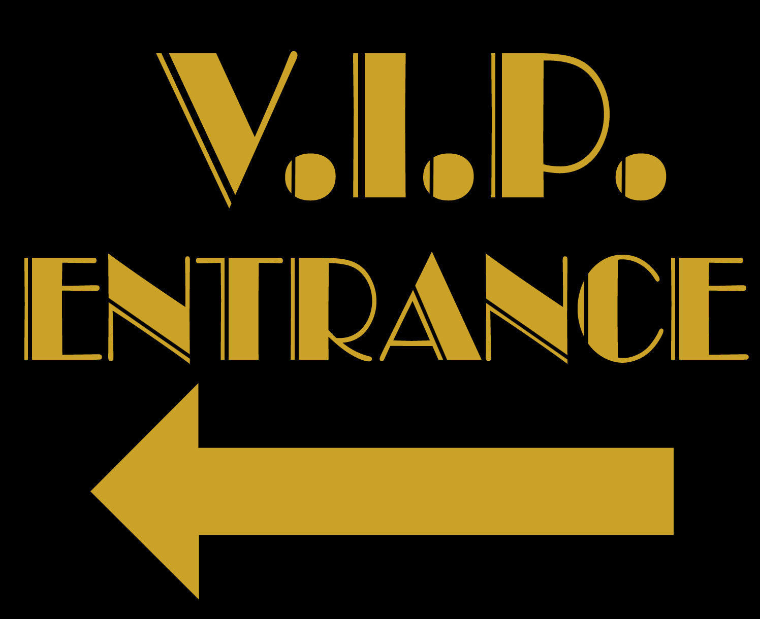 VIP Entrance Yard Sign, Outdoor Garden Lawn Party Decor Corrugated ...