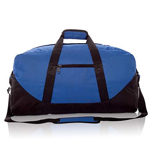 21&quot; Large Duffle Bag with Adjustable Strap Royal Blue - Luggage Straps