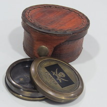  NauticalMart  2" Pirate Robert Frost Poem Compass With Case  image 1