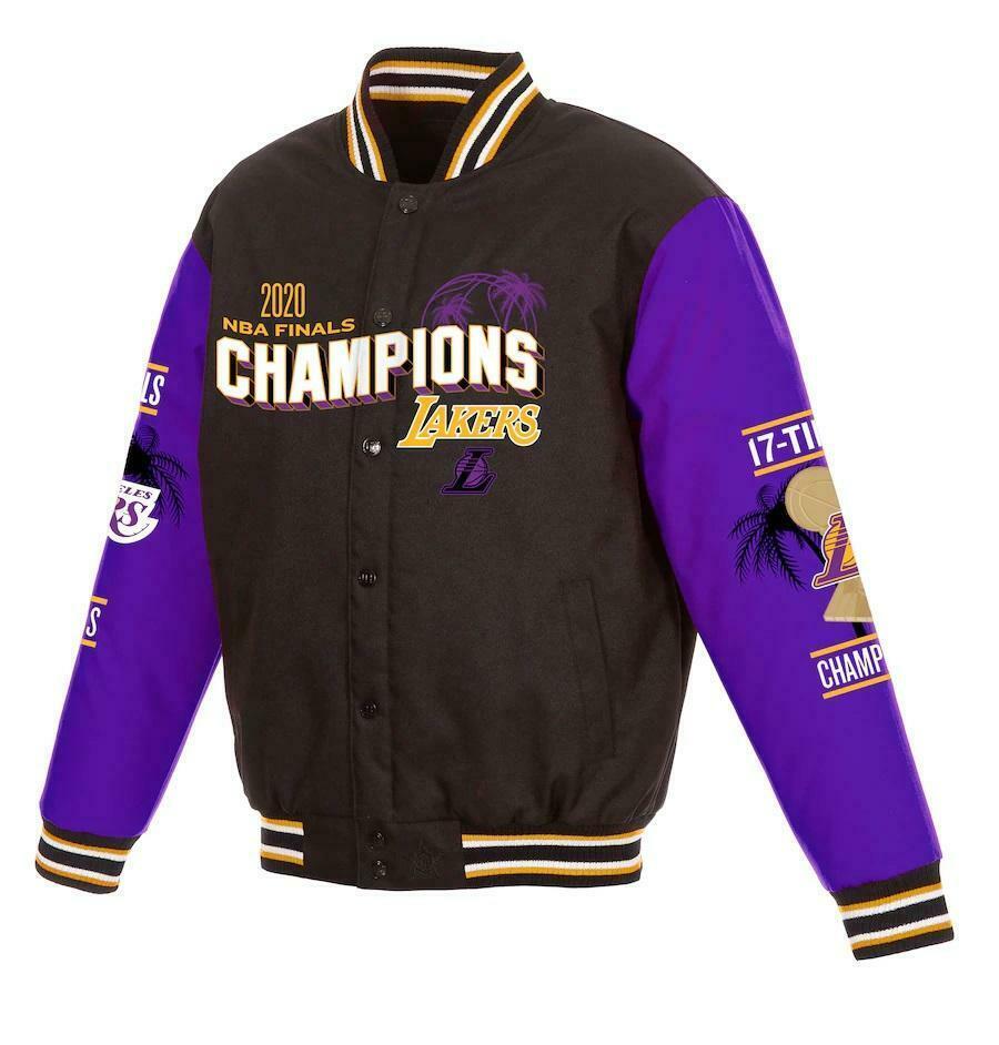 Los Angeles Lakers JH Design 17-Time NBA Finals Champions Palm Poly ...