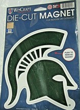 NCAA Michigan State Spartans 8 inch Auto Magnet Die-Cut Logo by WinCraft - $13.99