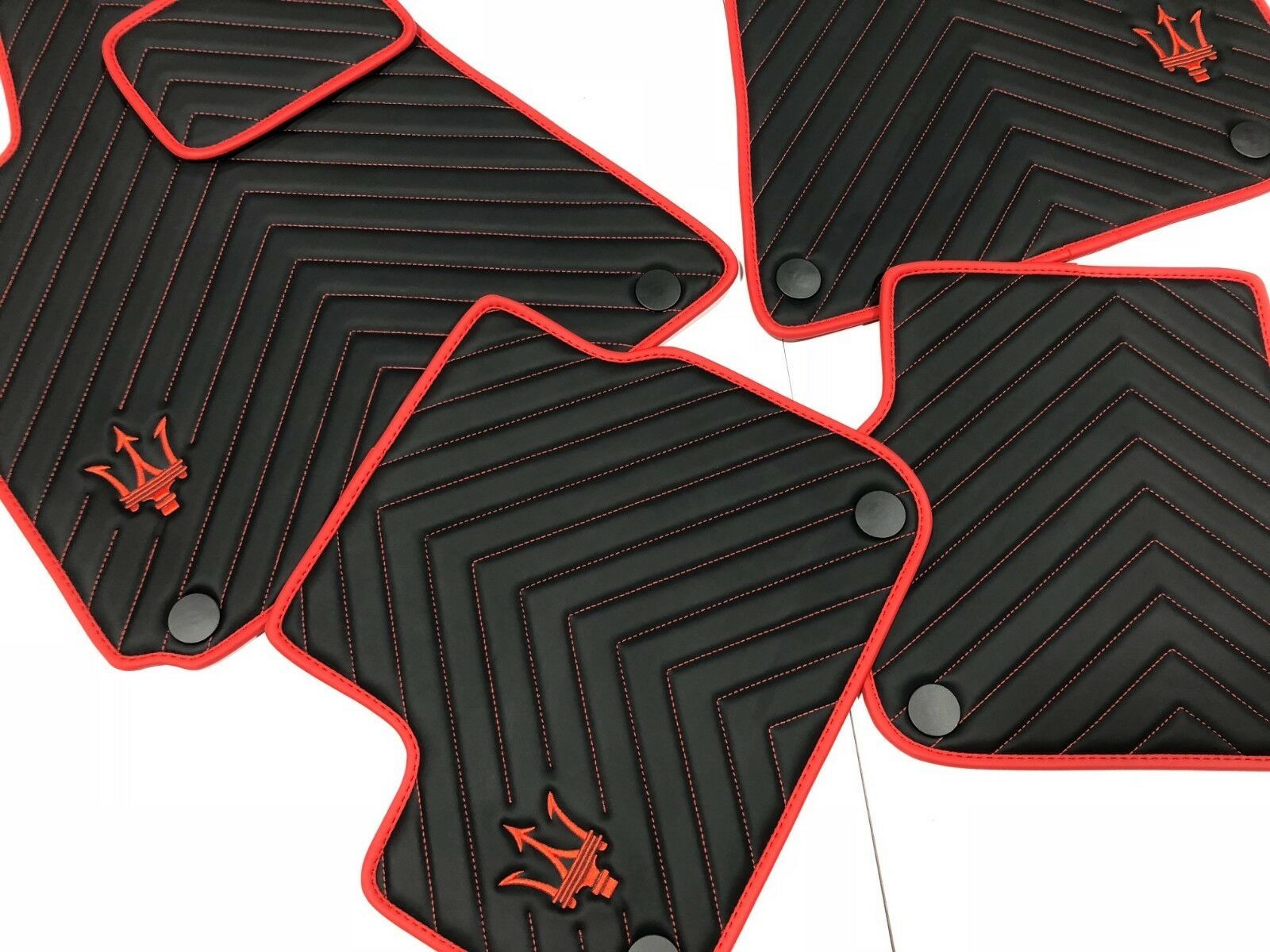 Maserati Quattroporte 4pcs Eco Leather Floor Mats Floor Mats & Carpets