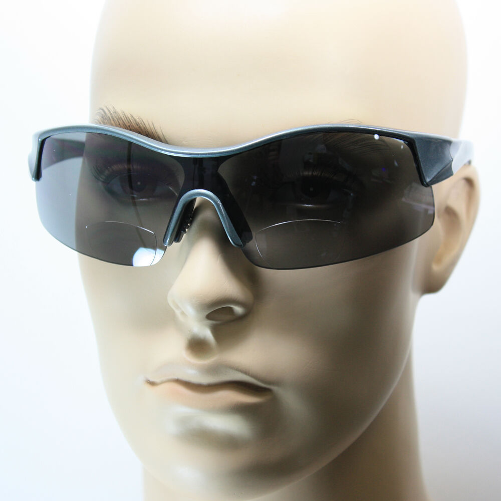 BIFOCAL SAFETY READING SUN GLASSES SUNGLASSES SHOOTING SPORT 1.0 1.5 2. ...