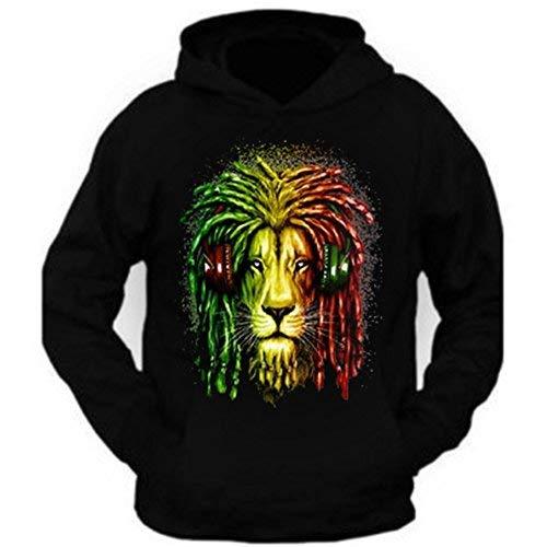 G&II New Bob Marley Kingston Jamaica 1945 Rasta Tee Zion Rootswear Licensed Hood