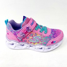 Skechers Girls S Lights Heart Lights Untamed Hearts Hot Pink Toddler Sneakers - $39.95