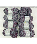 8 - Patons Iced Yarn ~ Wool Blend ~ Midnight ~ #6 Super Bulky ~ 3.5 oz ~... - $49.50