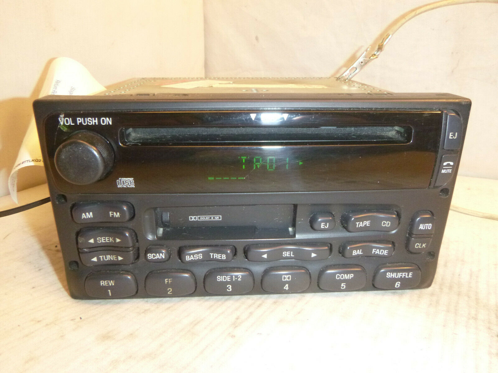 99-03 Ford Ranger Explorer F150 Windstar Radio Cd Cassette YU3F-18C868 ...