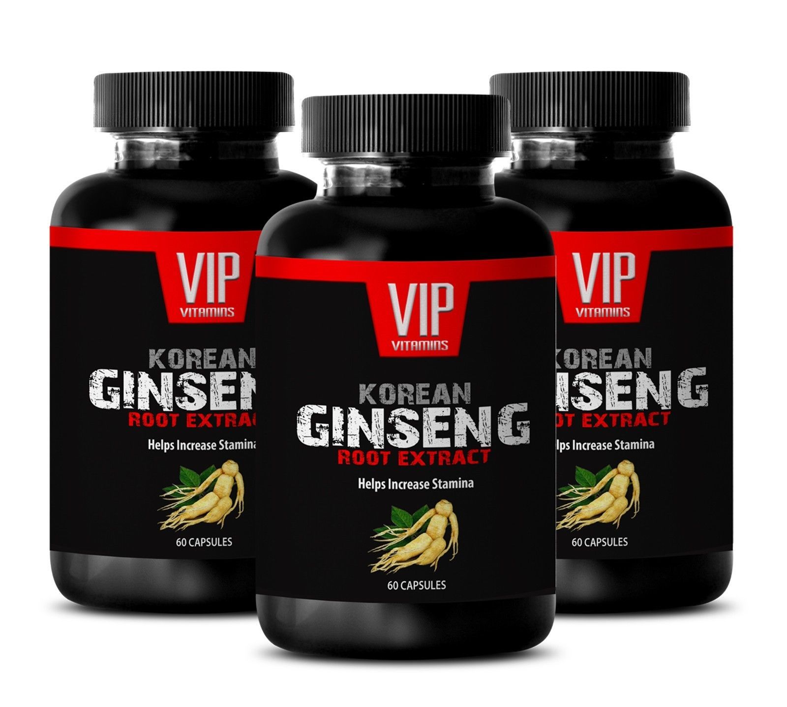 weight loss pills KOREAN GINSENG 350MG panax ginseng 3 Bottles