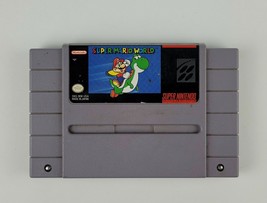 Super Mario World Authentic SNES Super Nintendo Video Game 1991 Tested Working - $23.55